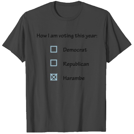 Political Party - Harambe T Shirts