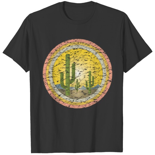 Cactus desert sunset T-shirt