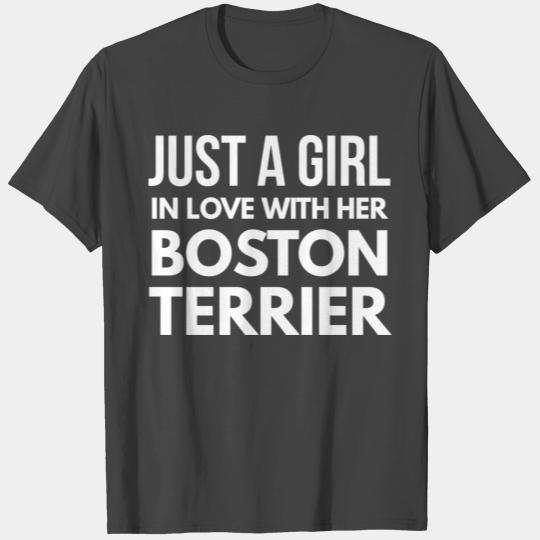 Boston Terrier Girl T Shirts