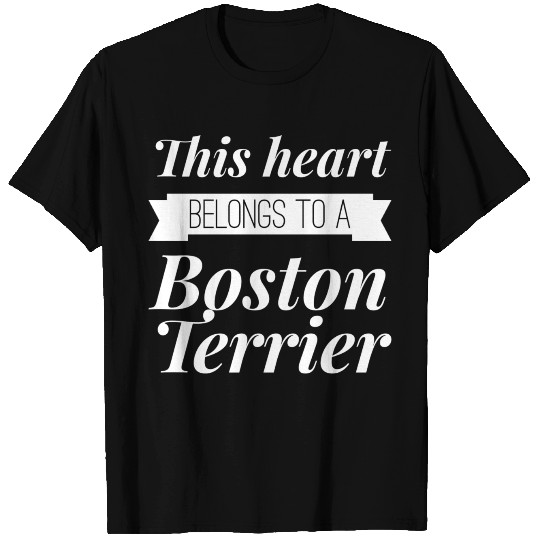 Boston Terrier heart T Shirts