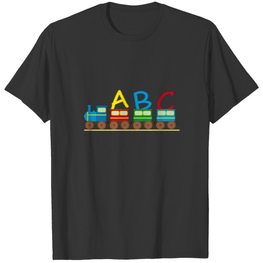 ABC Train, Children, Kindergarden, School, Toddler T Shirts