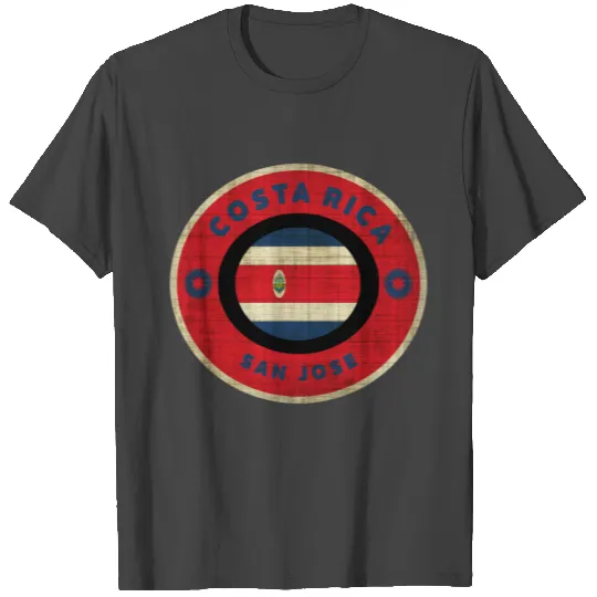 Costa Rica San Jose retro design T Shirts