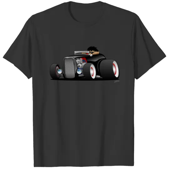 Classic Street Rod Hi Boy Roadster Cartoon T Shirts
