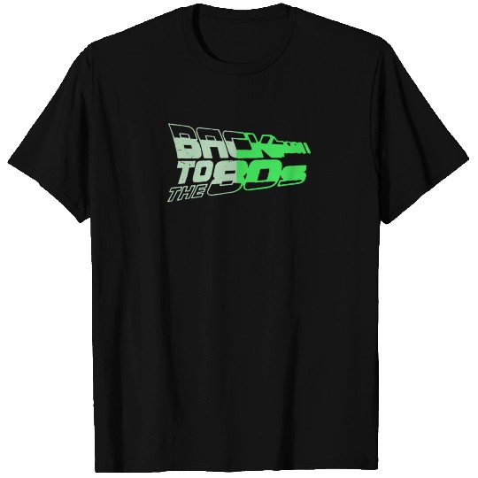 Glow In The Dark Back 2 the 80s Logo T Shirts