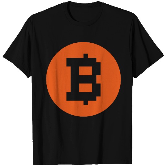 bitcoin pixel T Shirts