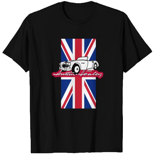 Classic Austin-Healey script and illustration T Shirts