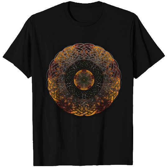 Fall Celtic Knot Tie Dye T Shirts