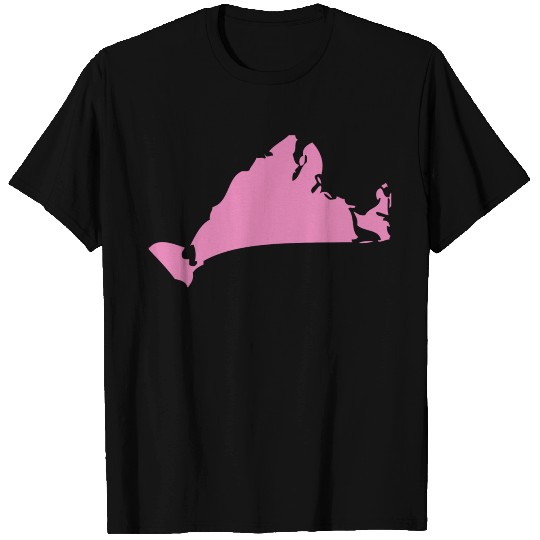 Pink Martha's Vineyard island T Shirts