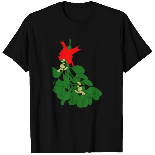 Naughty Mistletoe T Shirts