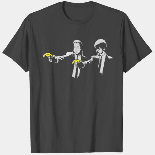 Banksy Pulp Fiction Bananas T Shirts