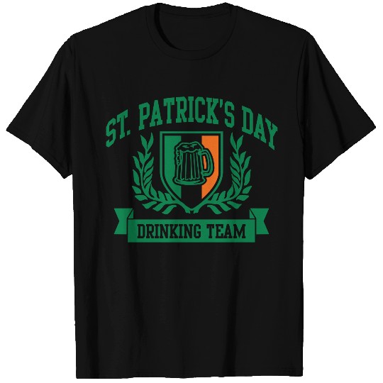 st. patrick's day drinking team T Shirts