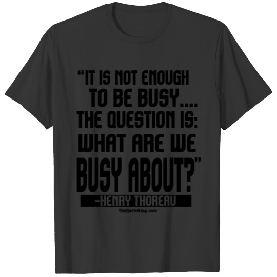 Henry Thoreau on Success T-shirt
