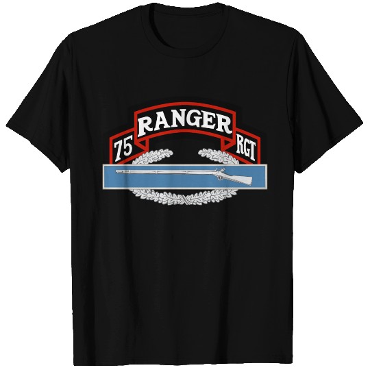 75th Ranger CIB T Shirts
