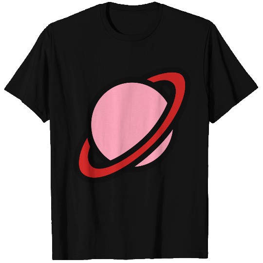 Saturn style Solar system planet with rings T Shirts