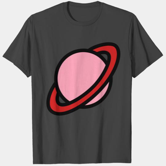 Saturn style Solar system planet with rings T Shirts