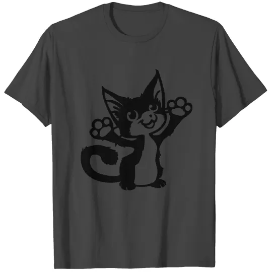 Tuxedo Kitty Paws (one color) T Shirts