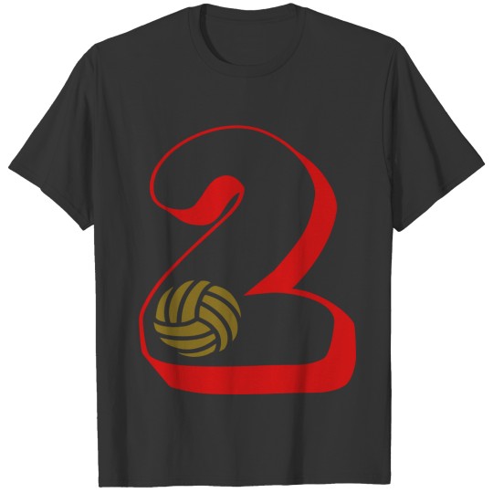 Volleyball Number 2 T-shirt