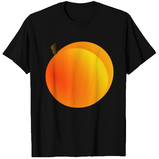 orange apricot - yellow peach fruit - digital T Shirts