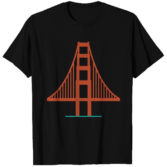 San Francisco Golden Gate Bridge Logo 2 T Shirts