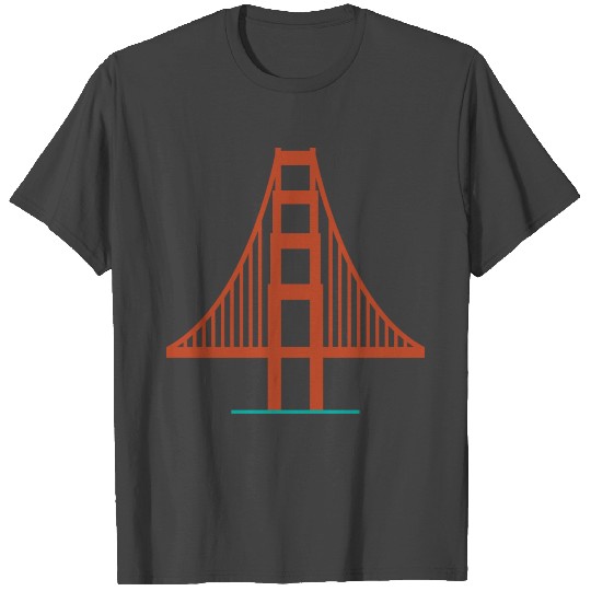San Francisco Golden Gate Bridge Logo 2 T Shirts