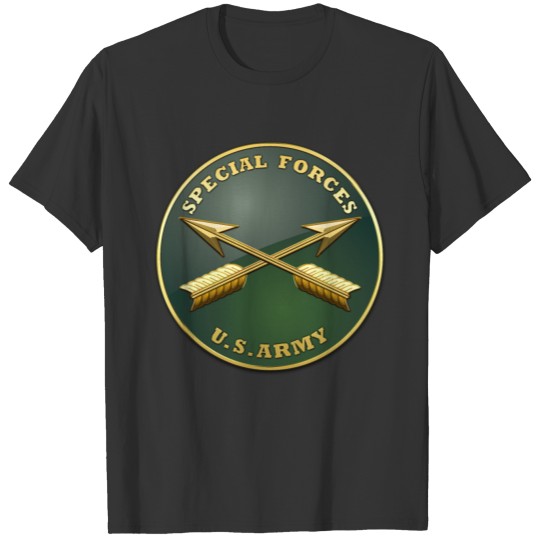 Army SF Branch Plaque T Shirts