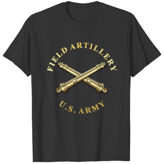 Field Artillery Branch Plaque T Shirts