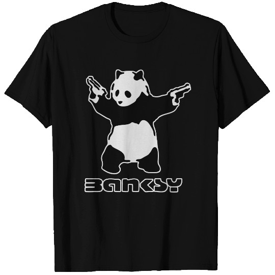 Banksy ba01 panda T Shirts