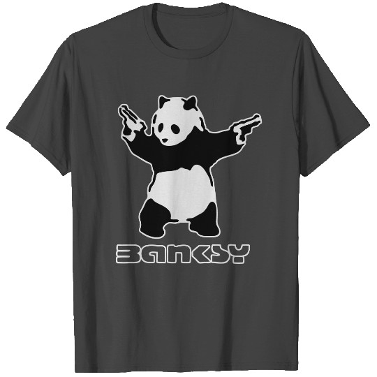 Banksy ba01 panda T Shirts