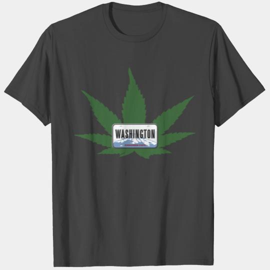 Washington: The Evergreen Marijuana State T Shirts