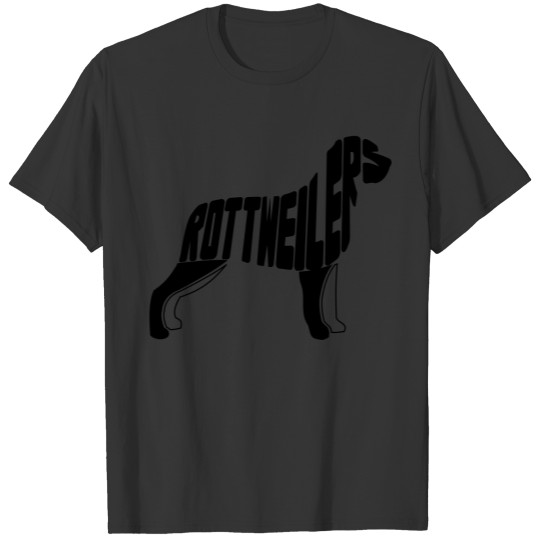 Rottweiler Dog Art T Shirts