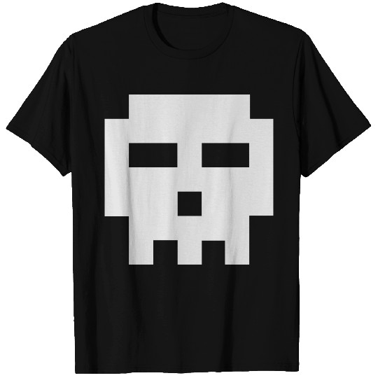 Scott Pilgrim 8-bit Skull Vector T Shirts