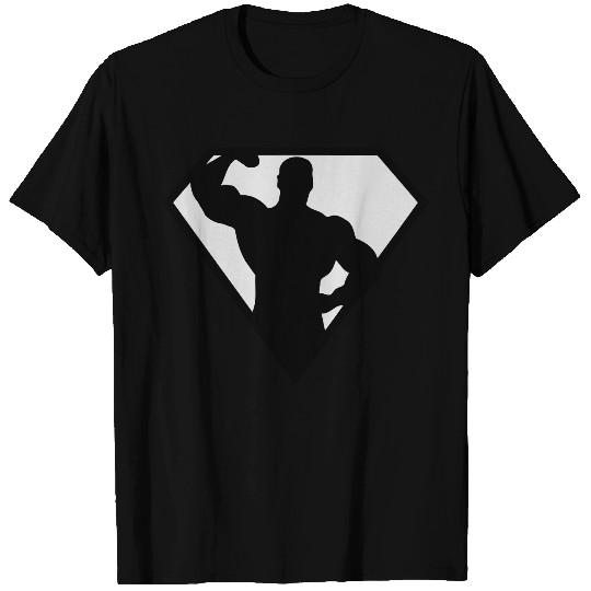 Super Muscle Man Body Builder T Shirts