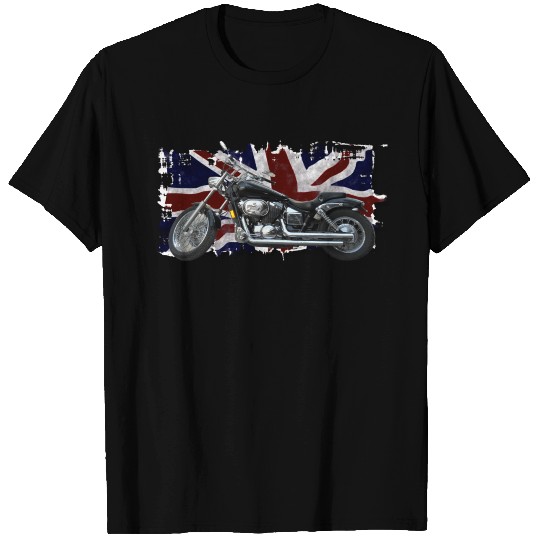 UNION JACK FLAG & MOTORBIKE T Shirts
