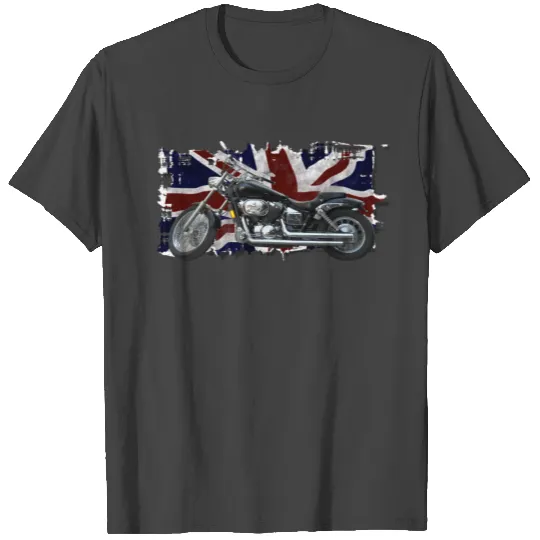 UNION JACK FLAG & MOTORBIKE T Shirts