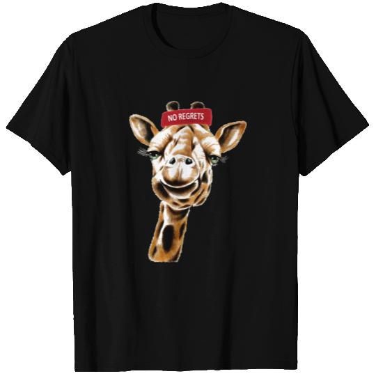giraffe no regrets T Shirts