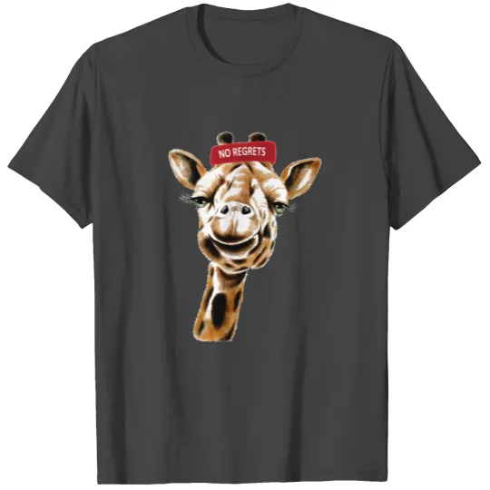 giraffe no regrets T Shirts