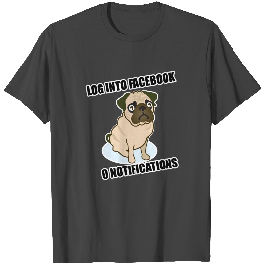Facebook Pug T Shirts