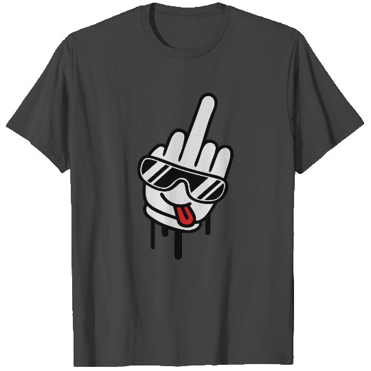 Cool Fuck Off Hand T Shirts