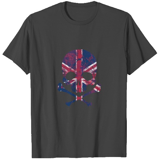Union Jack Skull T Shirts