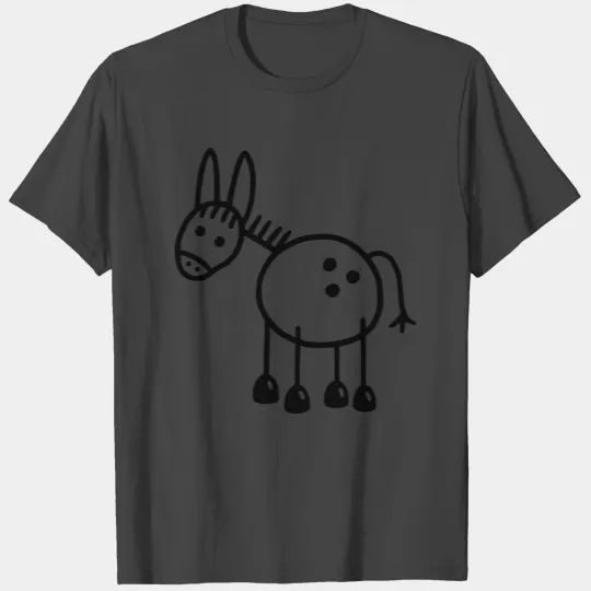 Stubborn donkey T Shirts