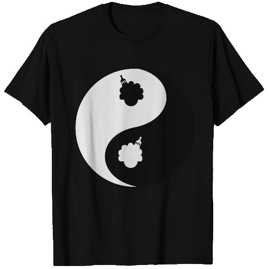 Afro Ying and Yang T Shirts