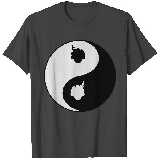 Afro Ying and Yang T Shirts