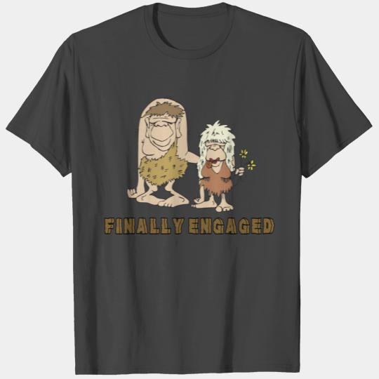 Engagement Finally Engaged T Shirts