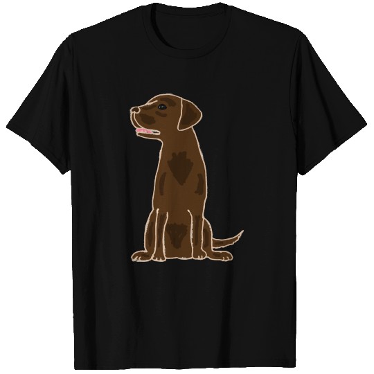 Fun Chocolate Labrador Retriever Dog T-shirt