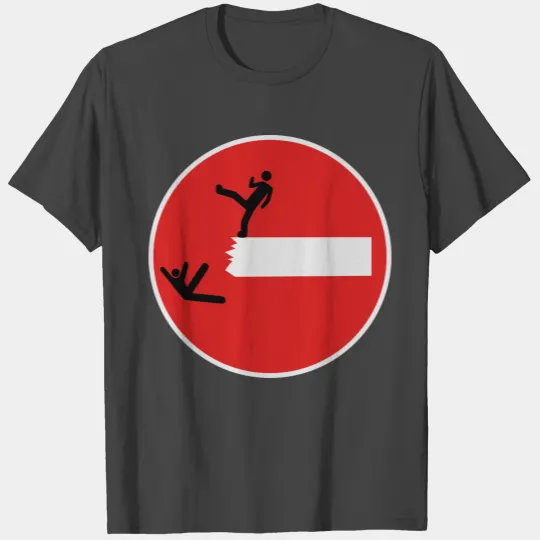 Road Sign THIS IS SPARTA Satire 3c T Shirts