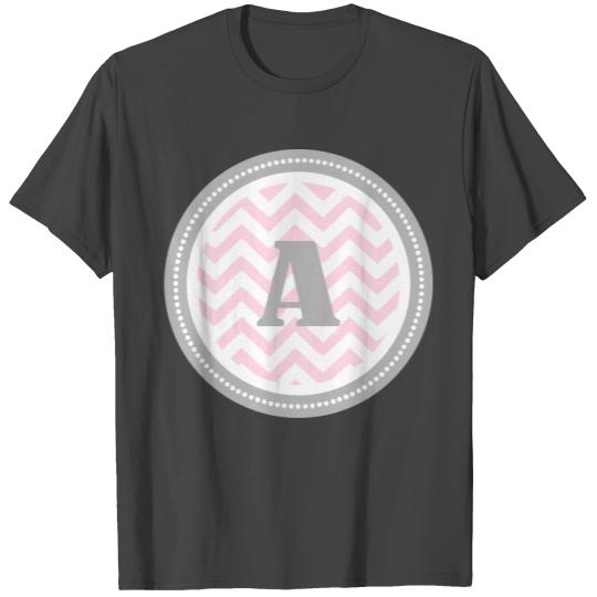 Pink Chevron A T Shirts