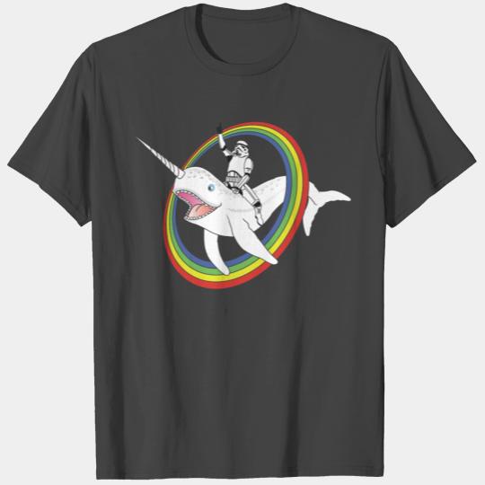 Narwhal Rainbow Stormtrooper T Shirts