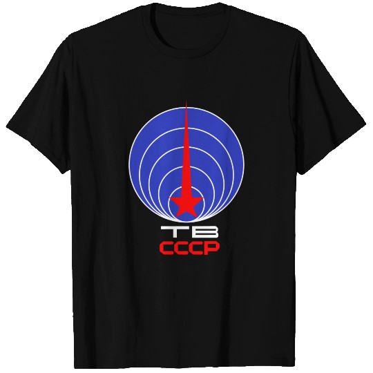tv ussr Russian Soviet Union Television Broadcasti T Shirts