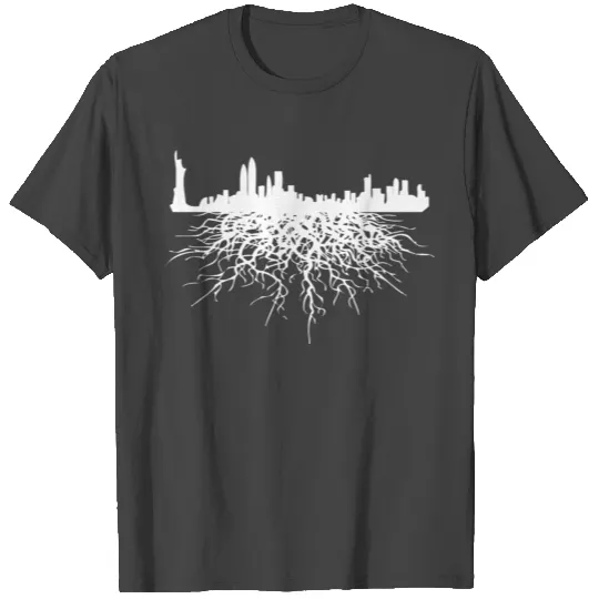 NYC NY New York City Roots Skyline T Shirts