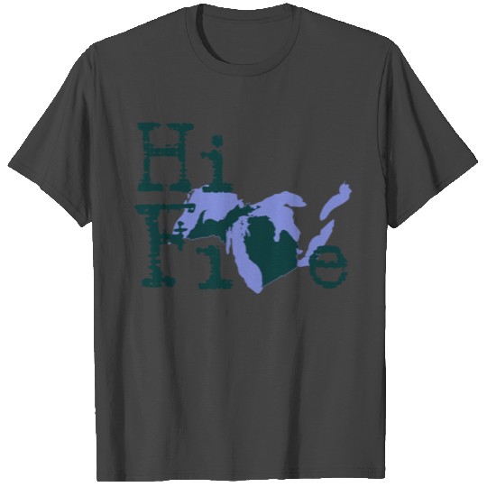 Funny Michigan America's High Five T Shirts